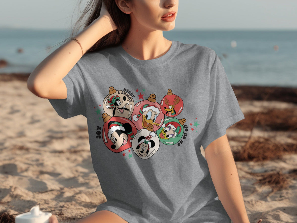 Disney Characters Christmas Ornament Collection T-Shirts product image 1