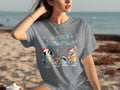 Merry Bluemas Holiday Season Celebration Cartoon T-Shirts