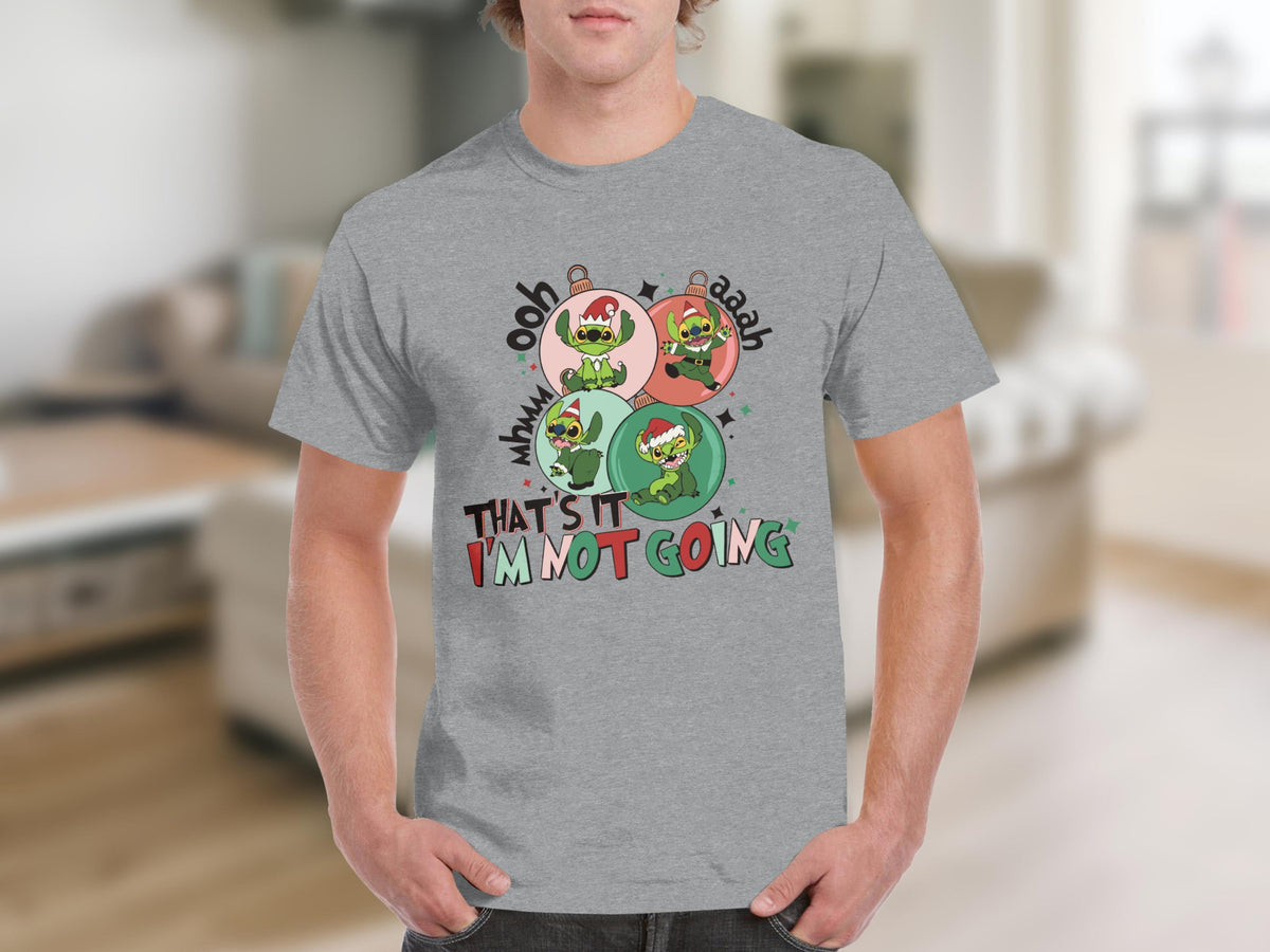 Stitch Festive Spirit That's It I'm Not Going T-Shirts product image 2