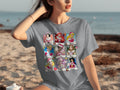 Christmas Disney Princess Polaroids Graphic Design T-Shirts