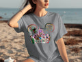 Disney Mickey Friends Christmas Castle Fireworks T-Shirts product image 1