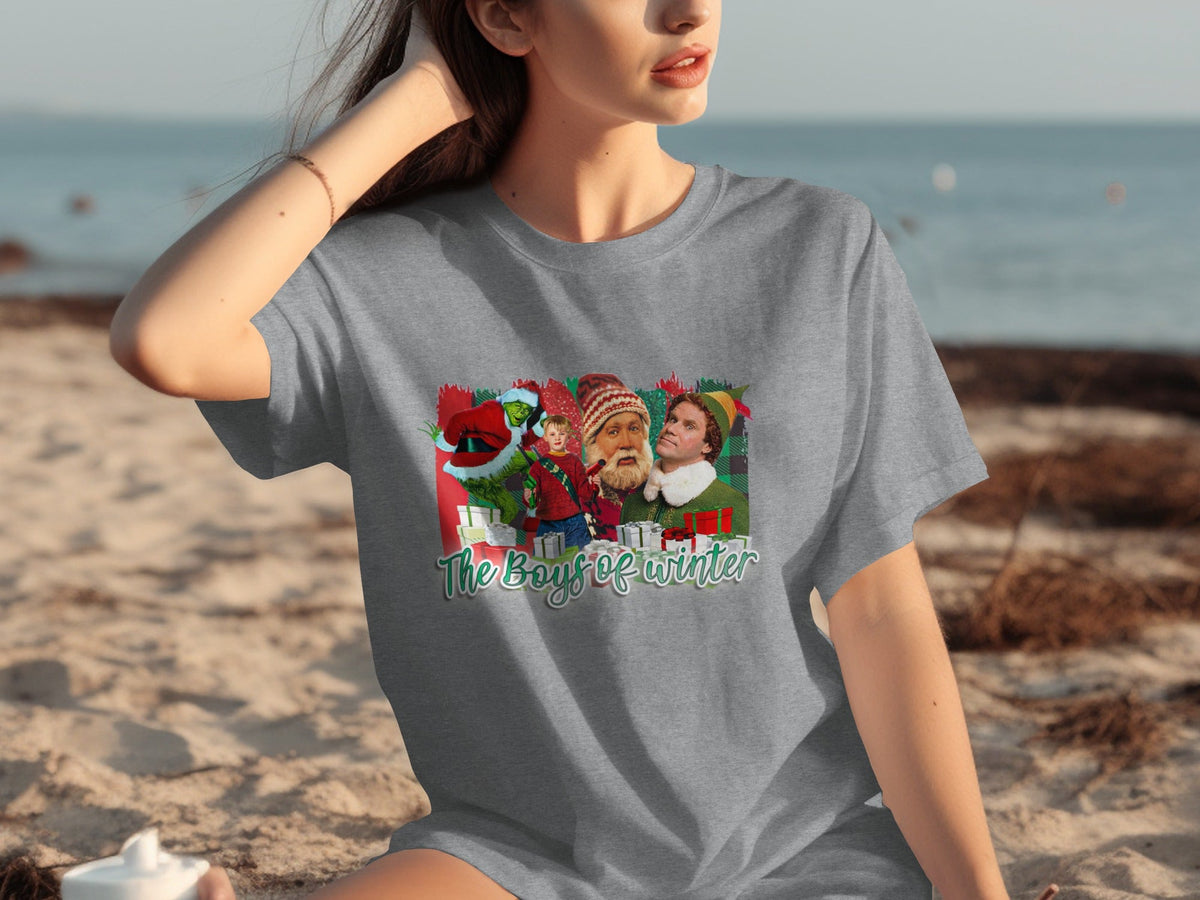 The Boys of Winter featuring Holiday Film Stars T-Shirts