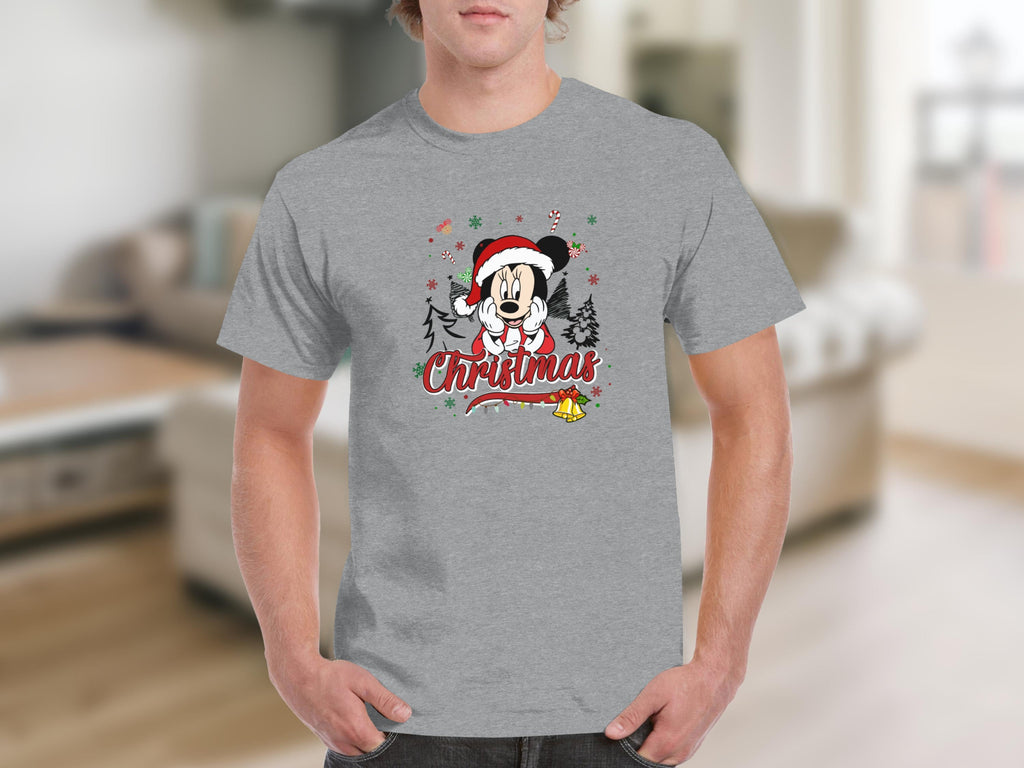 Christmas Minnie Mouse Holiday Bells and Lights T-Shirts