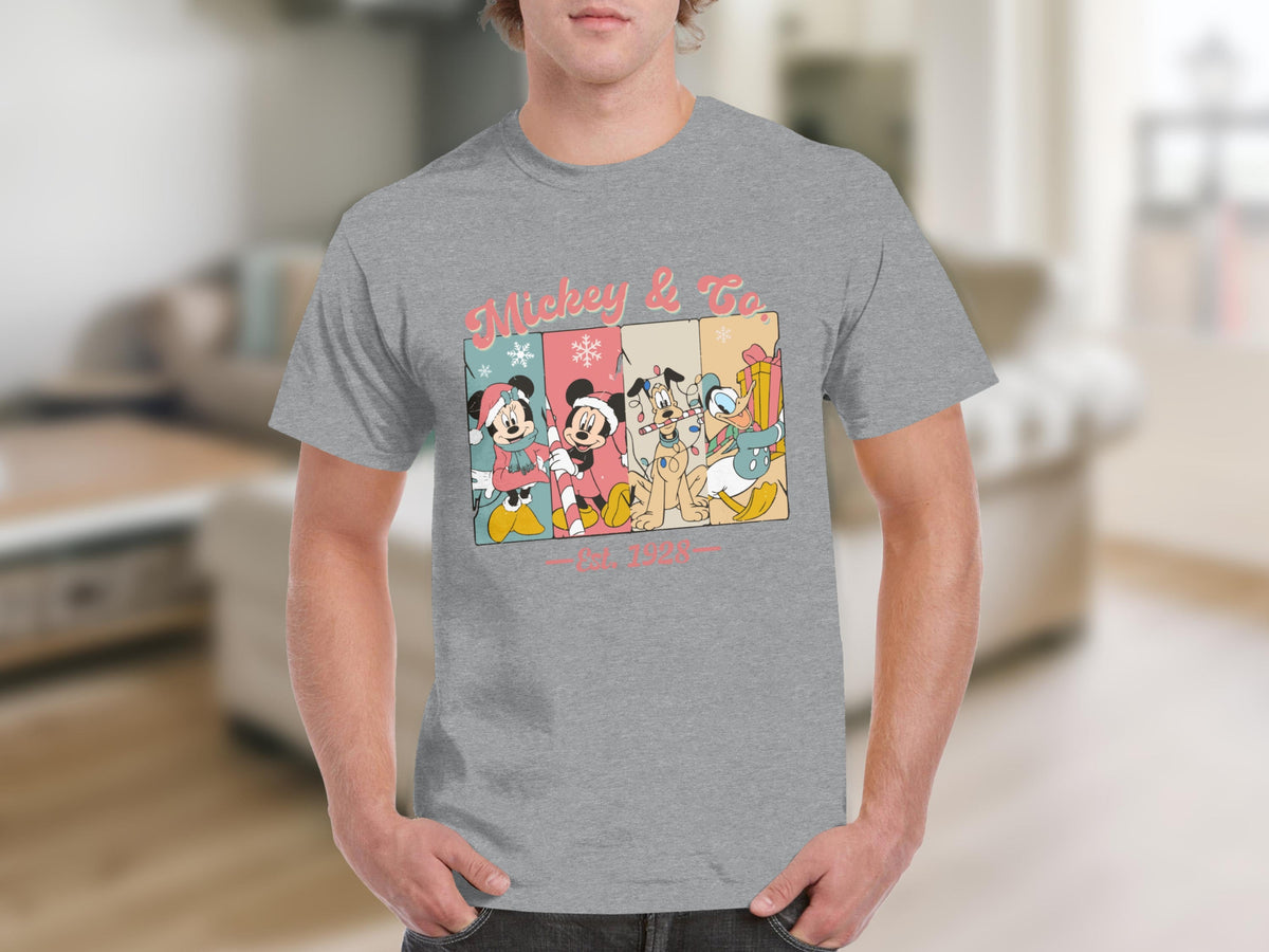 Mickey and Co Est. 1928 with Characters T-Shirts