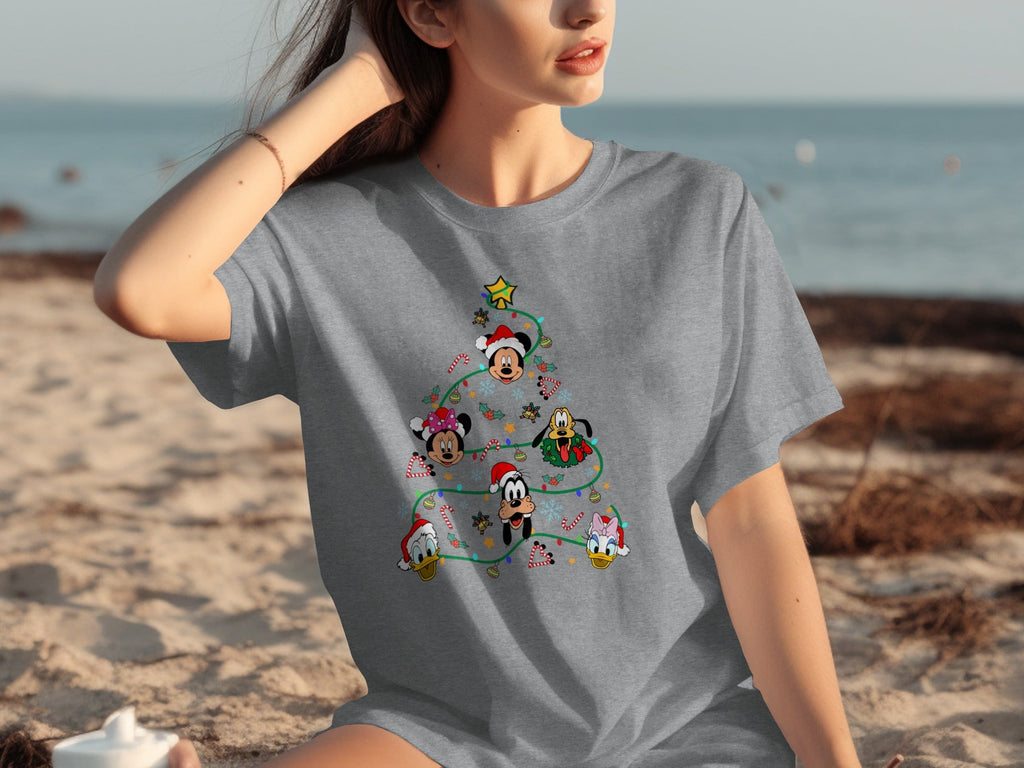 Holiday Cheer with Disney Characters Christmas Tree T-Shirts