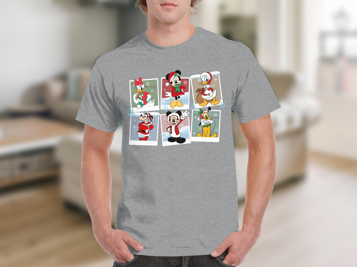 Disney Characters in Christmas Outfits Pictures T-Shirts product image 2