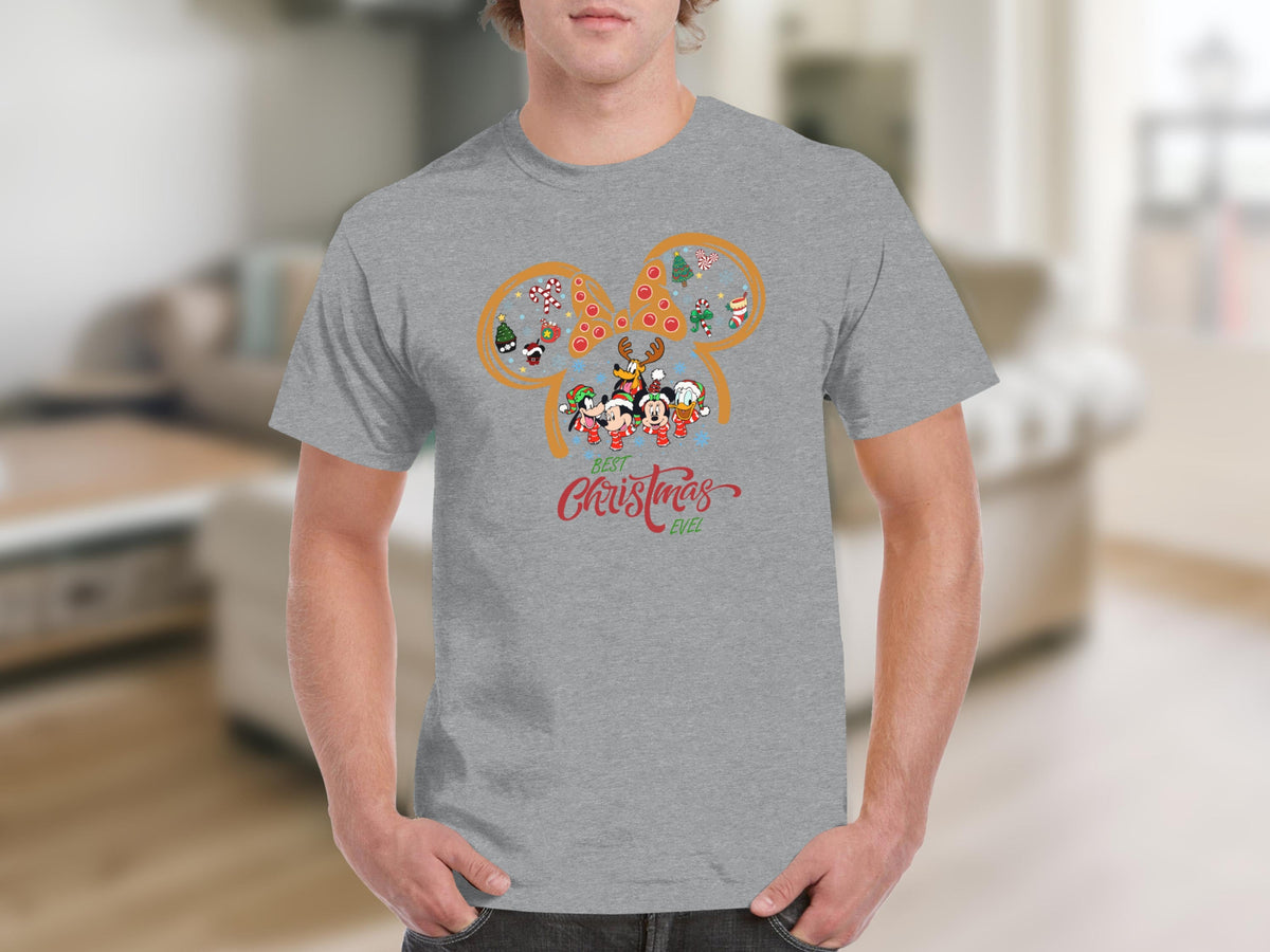 Mickey And Friends Best Christmas Ever Design T-Shirts product image 2