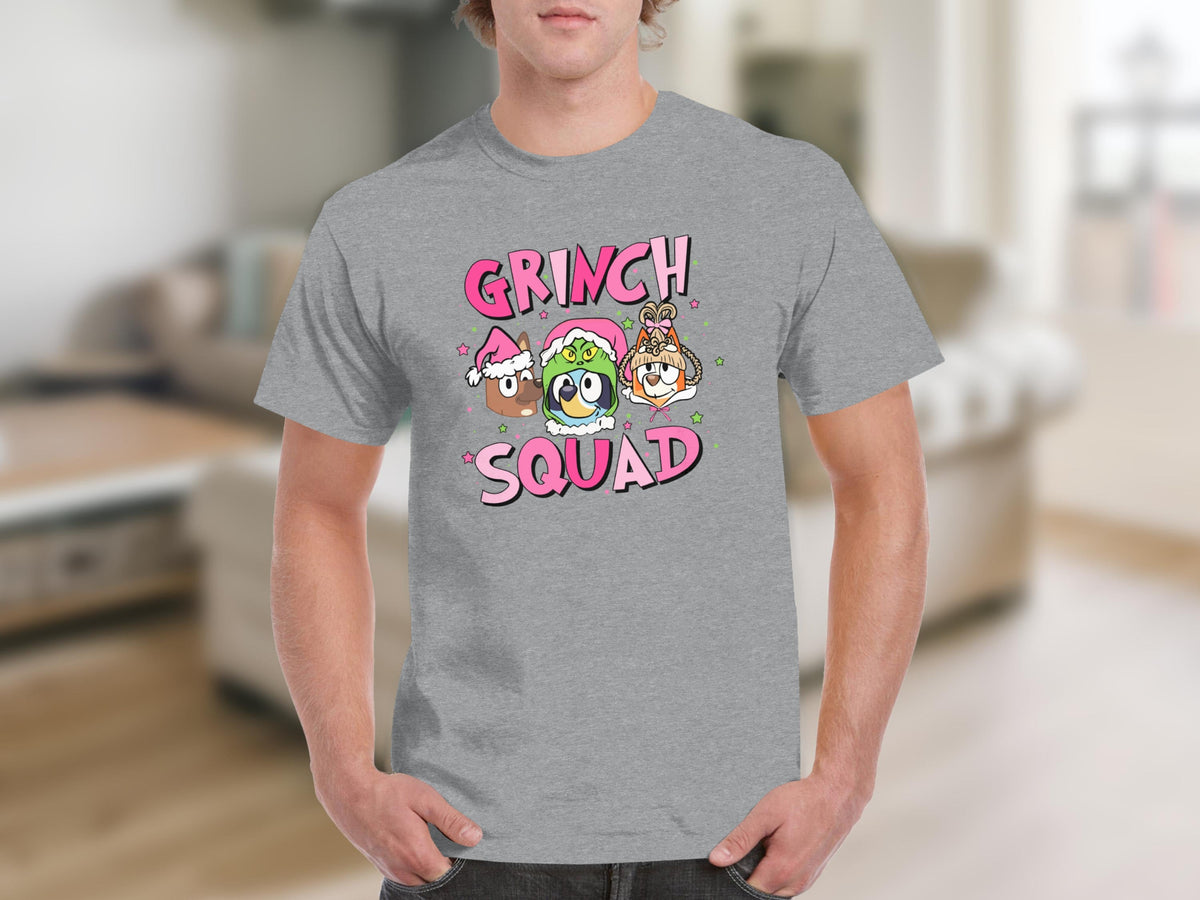 Grinch Squad Celebration Cute Character Design T-Shirts