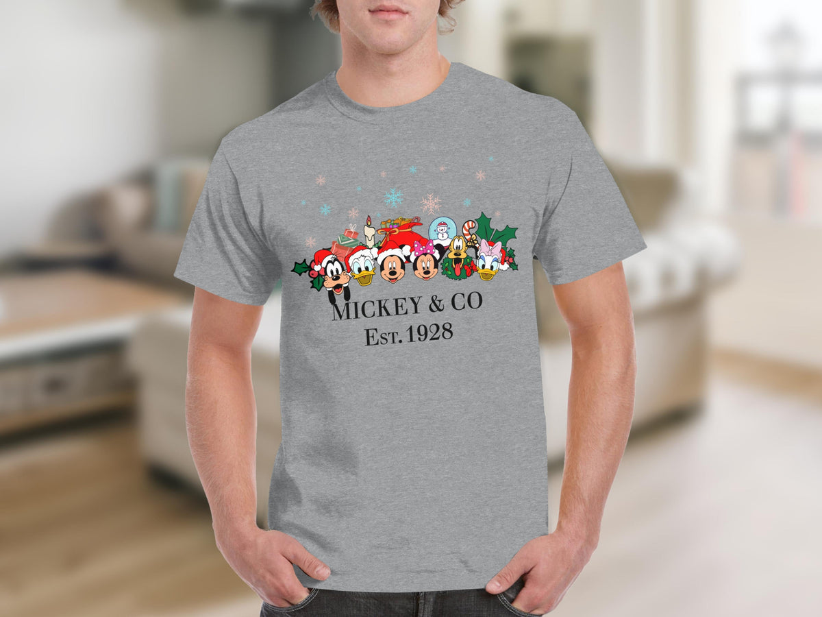 Mickey & Co Est 1928 Christmas Edition Holiday T-Shirts product image 2