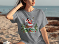 Mickey Mouse Festive Cheer Merry Christmas Design T-Shirts