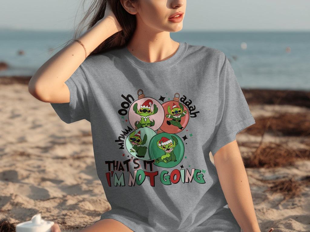Stitch Festive Spirit That's It I'm Not Going T-Shirts product image 1