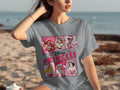 Disney Princess Holiday Season Animated Style Art T-Shirts