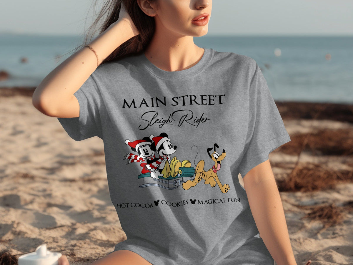 Main Street Sleigh Rider Hot Cocoa Magical Fun T-Shirts product image 1