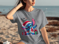 Stitch Dabbing with Christmas Presents Tis The Season T-Shirts