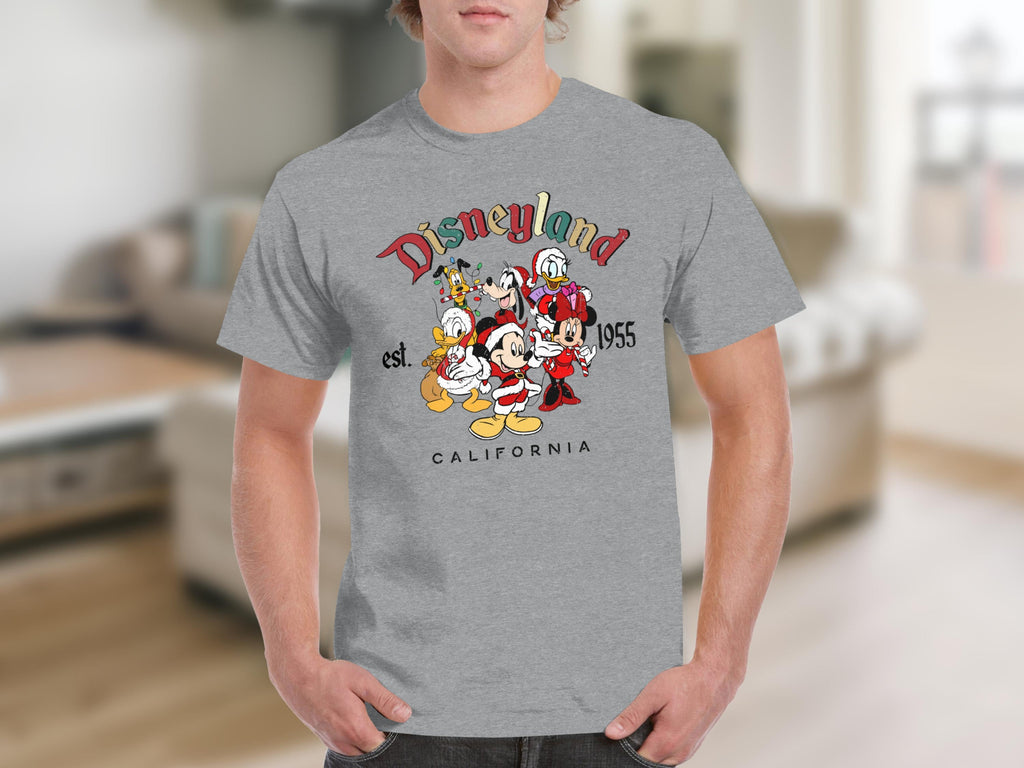 Disneyland Est 1955 California Holiday Characters T-Shirts