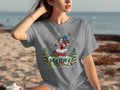 Daisy Duck Santa with Merry Christmas Design T-Shirts product image 1